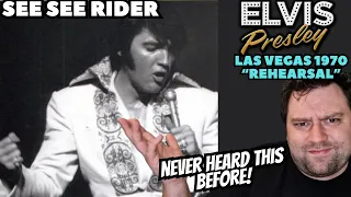 Elvis Presley - See See Rider | 1970 Las Vegas REHEARSAL REACTION