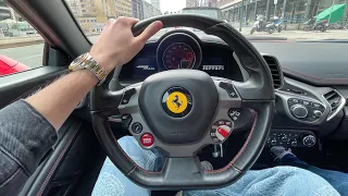 La mia prima guida ma con una Ferrari