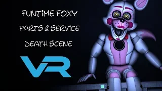 360° VR | Funtime Foxy Parts & Service Death Scene - FNAF Sister Location