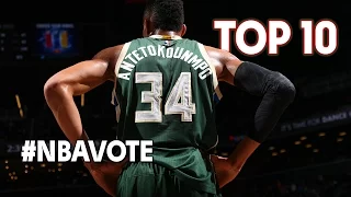 Giannis Antetokounmpo TOP 10 PLAYS + DUNKS + BEST HIGHLIGHTS #NBAVOTE ALL STAR GAME 2017