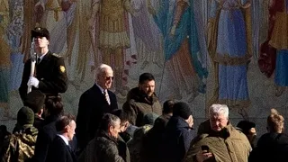 US President Joe Biden arrives in Kyiv in surprise visit, meets Zelenskyy amid Russia Ukraine war