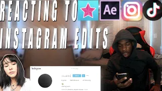 Reacting To Instagram Edits #visualdiv