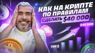 Как на крипте по правилам сделать $40 000 из $700? Прямой эфир с Александром Герчиком.