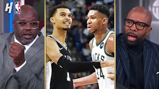 Inside the NBA reacts to Bucks vs Spurs Highlights