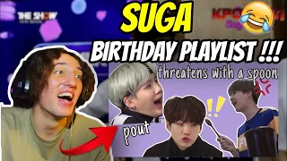 Reacting To 1 Hour Of SUGA Compilations !!! |  Happy Birthday SUGA !!!