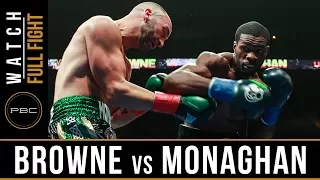 Browne vs Monaghan FULL FIGHT: July 15, 2017 | PBC on FOX