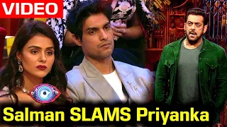 Bigg Boss 16 Priyanka Choudhary SLAMS By  Salman khan For Archana Sajid fight | Shukarvaar ka vaar