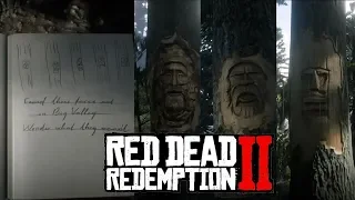 Все религии RDR2 в лицах на деревьях! Секреты Red Dead Redemption 2