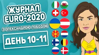 Журнал EURO 2020. День 10-11 | Україна 0-1 Австрія, Росія 1-4 Данія та інші матчі