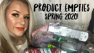 HUGE PRODUCT EMPTIES SPRING 2020 - BUY OR BIN?! | AMBER HOWE