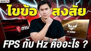 ไขข้อสงสัย FPS และ Hz คืออะไร ? | iHAVECPU