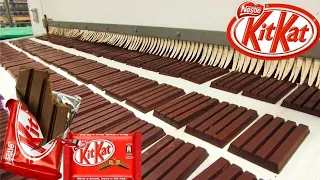 manufacturing KitKat chocolate process | factory tour