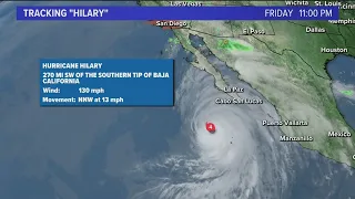 Hilary approaching, San Diego County under Tropical Storm Warning