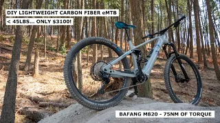 Bafang M820 DIY Lightweight, Carbon Fiber Emtb build