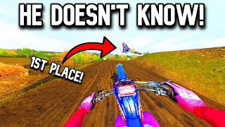 I WENT UNDERCOVER IN A STACKED ELIMINATION RACE IN MX BIKES!