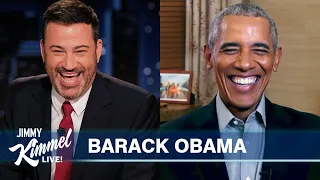 President Obama is Scared of Sasha and Roasts Donald Trump