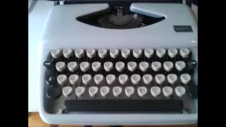 typewriter TRIUMPH TIPPA 1 1968