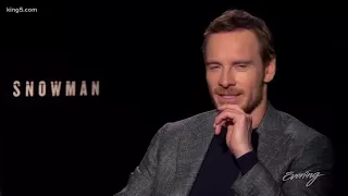 Michael Fassbender and Rebecca Ferguson talk to Evening about making 'The Snowman' - KING 5 Evening