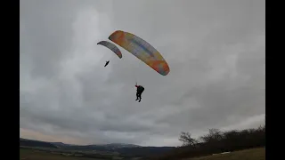 2024 02 03 Paragliding - Hodkovice s Petrem a Vaškem