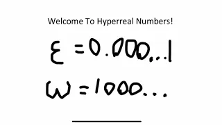 Welcome To Hyperreal Numbers! | Number Theory