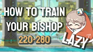 MapleStory - Bishop Training Guide 220-280 (Extra Lazy)