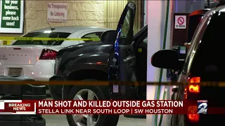 Man shot and killed outside of gas station in SW Houston