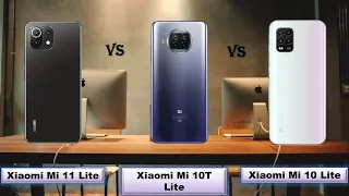 Xiaomi Mi 11 Lite vs Xiaomi Mi 10T Lite vs Xiaomi Mi 10 Lite