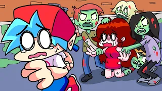 Friday Night Funkin', But ZOMBIES! | Cartoon Animation