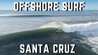 Best of Santa Cruz Big Offshore Surf at Steamer Lane (epic drone footage)