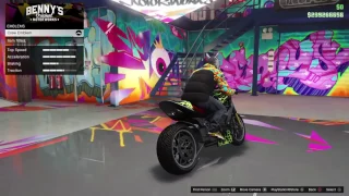 Gta 5 online full custom Principe Diabolus.Bennys motorbike!!!