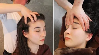 Migraine Healing Massage by Japanese Pro - ASMR