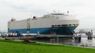 car carrier MARTORELL HPNE IMO 9267675 Emden roro cargo ship merchant vessel Autotransporter