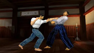 Shenmue - "No Holding Back" He Said.. "Sparring" In The Dojo With Fuku-san