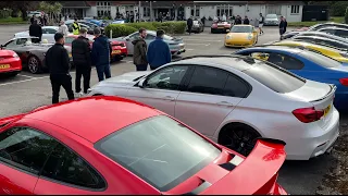 Surrey supercar event takes over an English pubs car park | April 2024