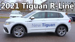 New Volkswagen TIGUAN R-Line 2021 Review Interior Exterior