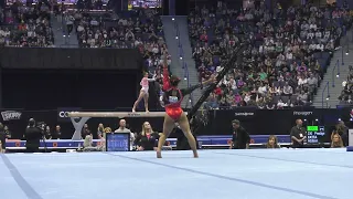 Jordan Chiles -  Floor Exercise -  2024 Core Hydration Classic  - Senior Women Session 2