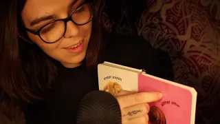 ASMR Sensory Books for Tingles📙 Scratching and Tapping Sounds♥