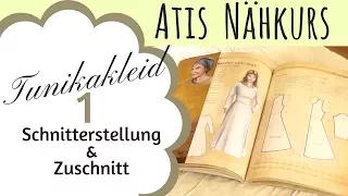 Schnittmuster erstellen / Wikinger / Kleid / Tunika Kleid / Mittelalter Gewandung / Atis Nähkurs