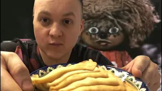 Блинов хочу со сметаной МУКБАНГ mukbang