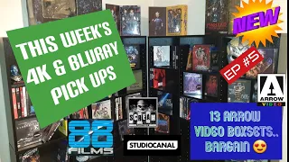 This Week's 4K & Bluray Pick Up's! Episode #5 | 13 Arrow Video Boxsets For A Bargain! Plus More