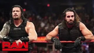 Roman Reigns and Seth Rollins react to Dean Ambrose walking out on them: Raw Exclusive, Oct. 8, 2018