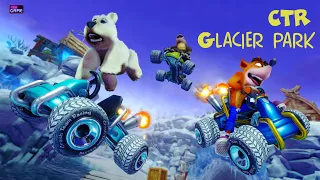 Crash Team racing - Glacier park [Прохождение]