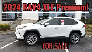 2024 RAV4 XLE Premium in Wind Chill Pearl!