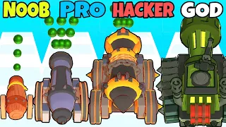 NOOB vs PRO vs HACKER vs GOD in Ball Blast Run