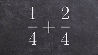 Fraction misconception adding the numerator and the denominator