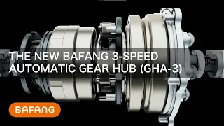 The new Bafang 3-Speed Automatic Gear Hub (GHA-3): The motto is 'enjoy'!