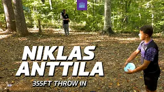 Niklas Anttila Throws An Incredible Shot To Card A 355ft EAGLE!!