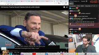 Hasanabi Reacts - Full interview 'Preacher Kenneth Copeland Defends Lavish Lifestyle'