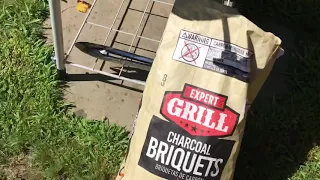 $20 Expert Charcoal Grill First Burn