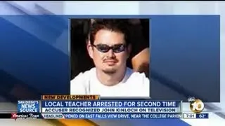 Teacher facing child porn charges accused of molesting student